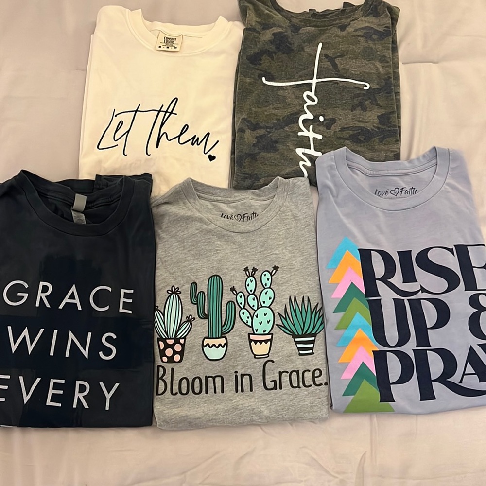 5 Christian T-shirts